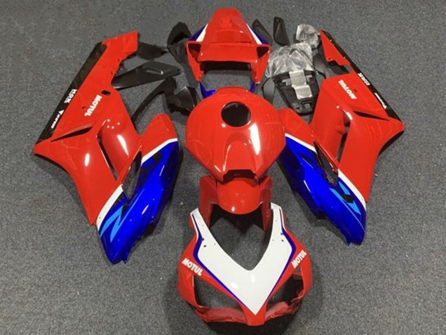2004-2005 White Red Blue Motul Honda CBR1000RR Motorcycle Fairings