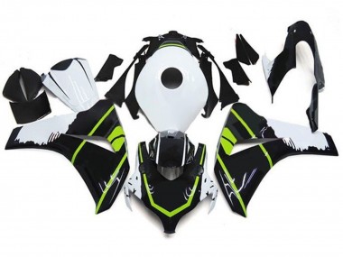 2008-2011 White Green Glossy Black Honda CBR1000RR Motorcycle Fairings