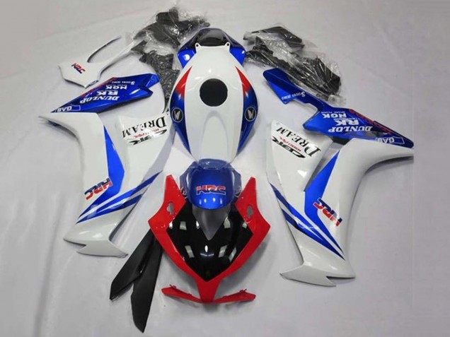 2012-2016 White Blue Red Glossy Black HRC Honda CBR1000RR Motorcycle Fairings