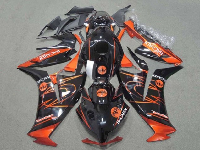 2012-2016 Orange Glossy Black BACARDI Honda CBR1000RR Motorcycle Fairings