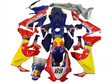 2017-2023 Blue Yellow Red Bull Hayden Honda CBR1000RR Motorcycle Fairings