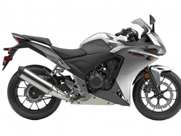 2013-2015 Silver Honda CBR500R Motorcycle Fairings