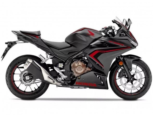2019-2021 Matte Black Red Black Honda CBR500R Motorcycle Fairings