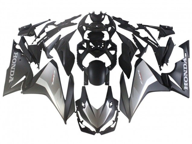 2022-2023 Silver Grey Matte Black Honda CBR500R Abs Motorcycle Fairings