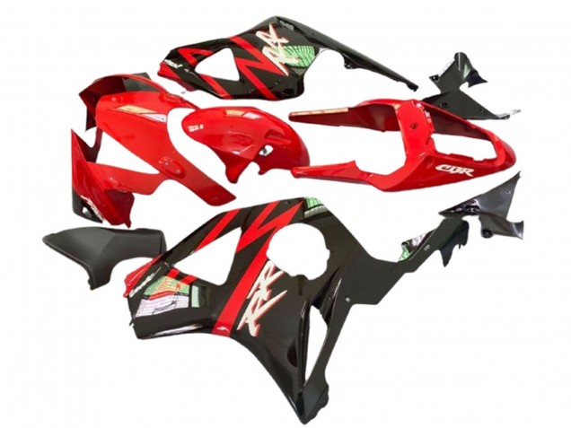2000-2001 Red Matte Black Glossy Black Honda CBR900RR 929 Motorcycle Fairings