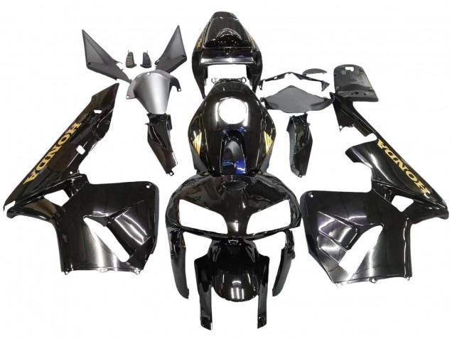 2005-2006 Black Gold Honda CBR600RR Motorcycle Fairings
