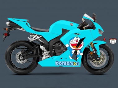 2013-2023 Light Blue Doraemon Honda CBR600RR Motorcycle Fairings