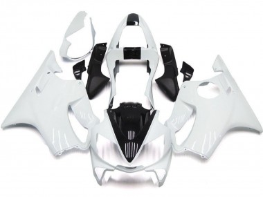 2001-2003 White Black Honda CBR600 F4i Motorcycle Fairings