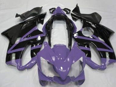 2004-2007 Light Purple Glossy Black Honda CBR600 F4i Motorcycle Fairings
