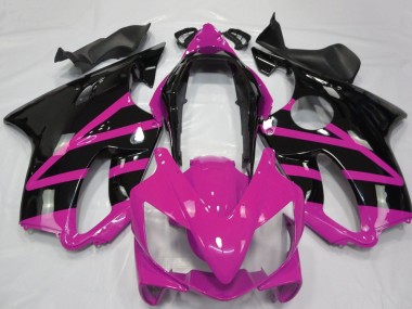 2004-2007 Pink Glossy Black Honda CBR600 F4i Motorcycle Fairing