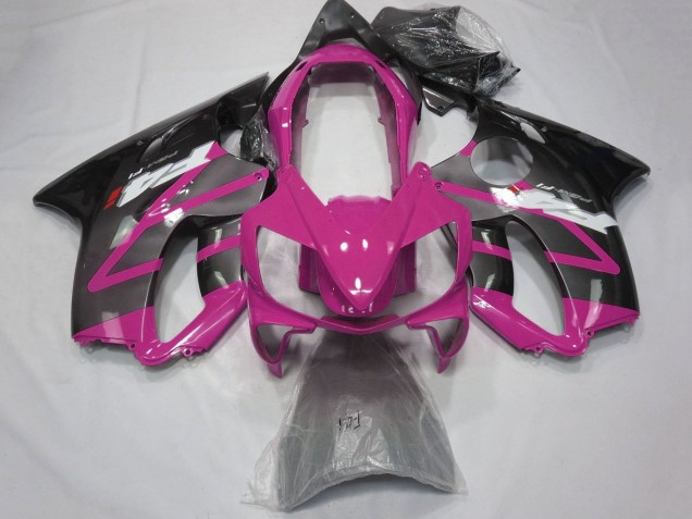 2004-2007 Pink Grey Glossy Black Honda CBR600 F4i Motorcycle Fairings