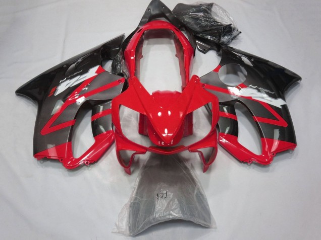 2004-2007 Red Grey Glossy Black Honda CBR600 F4i Motorcycle Fairings