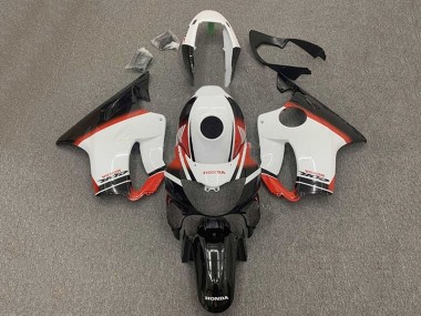 2004-2007 White Red Glossy Black Honda CBR600 F4i Motorcycle Fairings