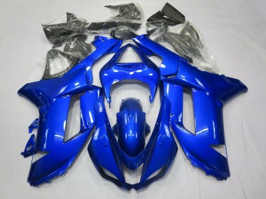 2007-2008 Blue Kawasaki ZX6R Motorcycle Fairings