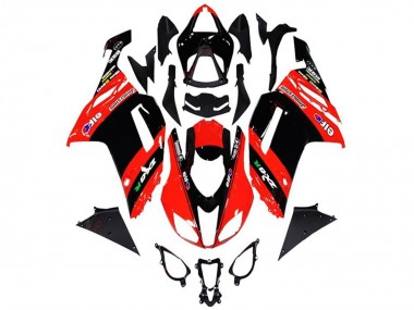 2013-2018 Red Black Elf Kawasaki ZX6R Motorcycle Fairings