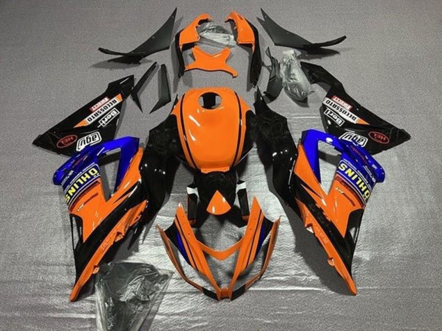 2013-2018 Orange Blue Black Kawasaki ZX6R Motorcycle Fairings