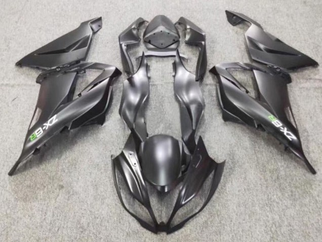 2013-2018 Matte Grey Kawasaki ZX6R Motorcycle Fairings