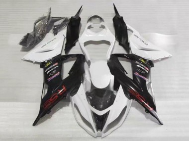 2013-2018 White Black Red RSS Kawasaki ZX6R Motorcycle Fairings