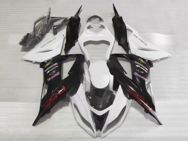 2013-2018 White Black Red RSS Kawasaki ZX6R Motorcycle Fairings