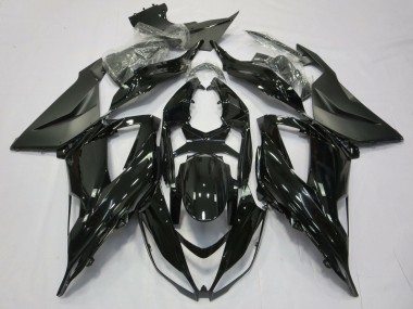 2013-2018 Glossy Black Matte Black Kawasaki ZX6R Motorcycle Fairing