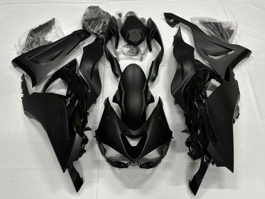 2023-2025 Matte Black Kawasaki ZX6R Motorcycle Fairings