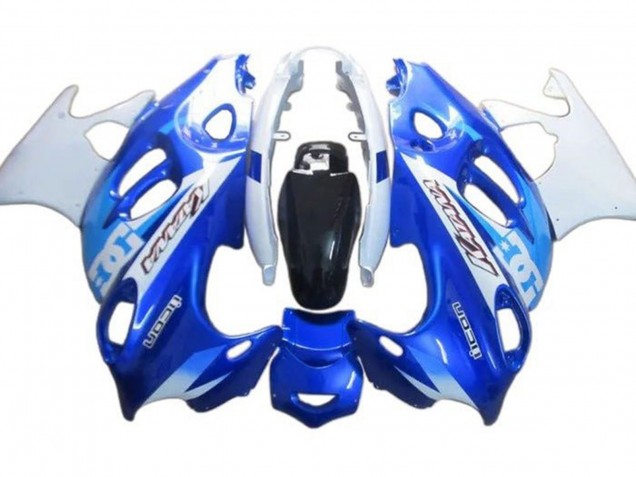 2004-2006 White Blue DC Suzuki GSX600F/GSX750F Motorcycle Fairings
