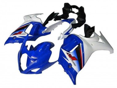 2008-2013 White Blue Red Suzuki GSX650F Motorcycle Fairings