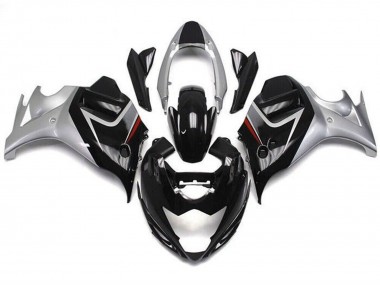 2008-2013 Glossy Black Silver Suzuki GSX650F Motorcycle Fairings