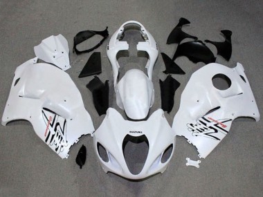 1996-2007 White Suzuki GSXR 1300 Hayabusa Motorcycle Fairings