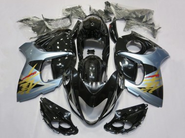 2008-2020 Glossy Black Light Blue Gold Suzuki GSXR 1300 Hayabusa Motorcycle Fairings