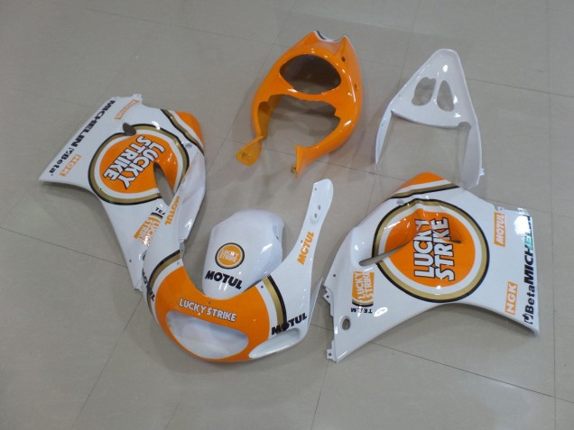1991-1996 White Orange Lucky Strike Motul Suzuki RGV250 VJ22 Motorcycle Fairings