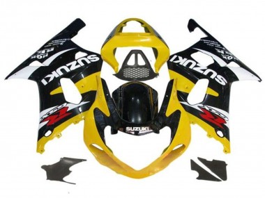 2000-2002 Yellow Glossy Black White Red Suzuki GSXR1000 Motorcycle Fairings