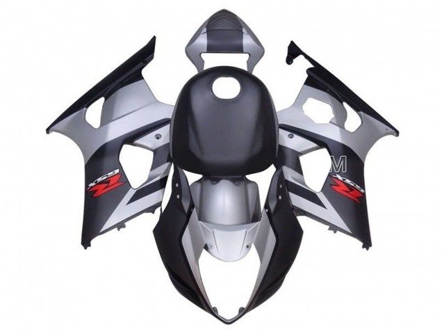2003-2004 Silver Grey Black Red Suzuki GSXR 1000 Motorcycle Fairings