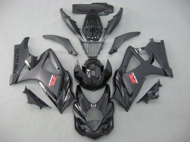 2005-2006 Glossy Black Matte Black Red White Suzuki GSXR 1000 Motorcycle Fairings
