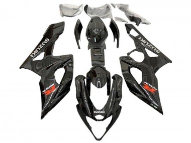 2005-2006 Glossy Black Red Grey Suzuki GSXR 1000 Motorcycle Fairings