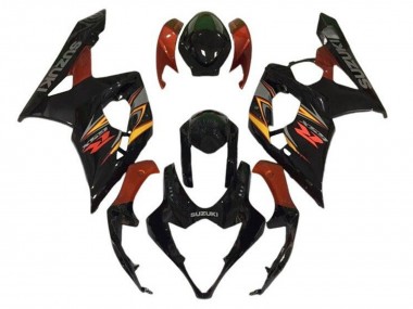 2005-2006 Black Red Yellow Grey Suzuki GSXR 1000 Motorcycle Fairings