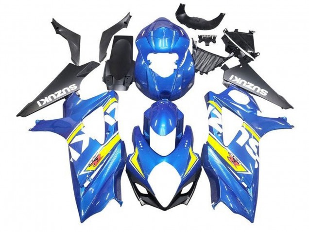 2005-2006 Blue Yellow White Black Suzuki GSXR 1000 Motorcycle Fairings