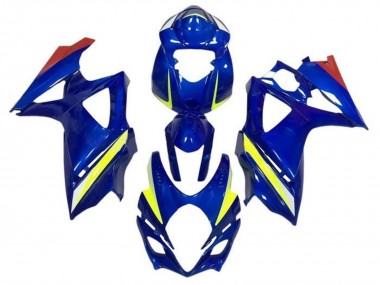 2005-2006 Blue Yellow Red Suzuki GSXR 1000 Motorcycle Fairings