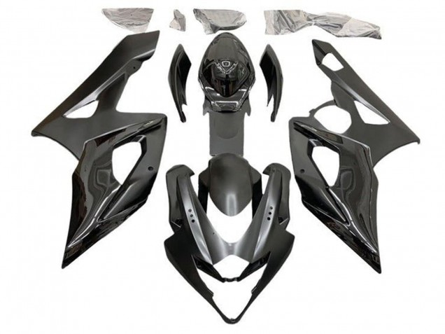 2005-2006 Glossy Black Half Matte Black Suzuki GSXR 1000 Motorcycle Fairings