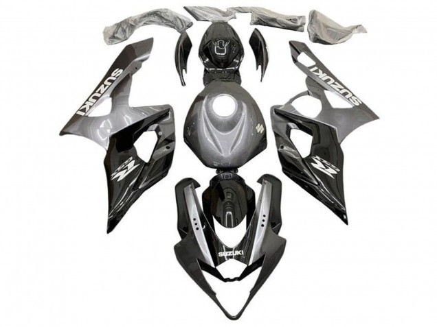 2005-2006 Silver Black Suzuki GSXR 1000 Motorcycle Fairings