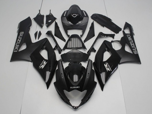 2005-2006 Glossy Black Matte Black Suzuki GSXR 1000 Motorcycle Fairing