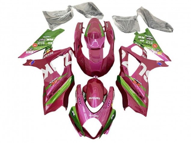 2005-2006 Pink Green Suzuki GSXR 1000 Motorcycle Fairings