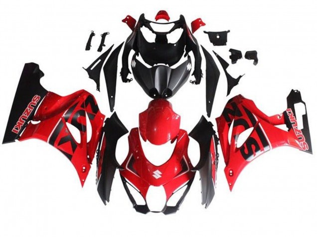 2017-2024 Red Black Suzuki GSXR1000 Motorcycle Fairing