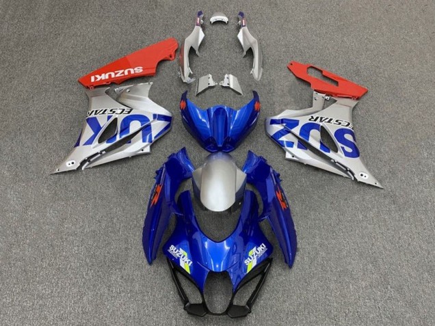 2017-2024 Blue Silver Red Suzuki GSXR1000 Motorcycle Fairings