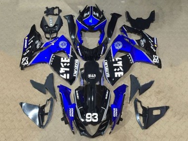 2009-2016 Black Blue White 93 Suzuki GSXR 1000 Motorcycle Fairings