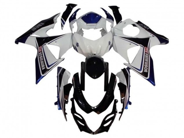 2009-2016 White Blue Black Yoshimura Suzuki GSXR 1000 Motorcycle Fairing