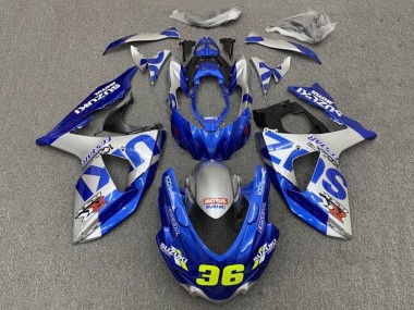 2009-2016 Blue Silver 36 Suzuki GSXR 1000 Motorcycle Fairings