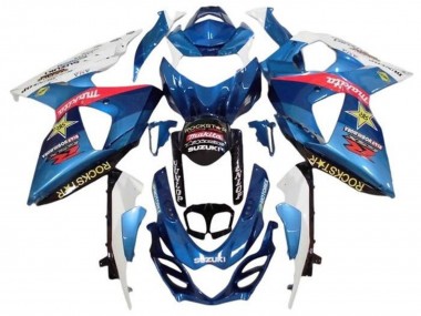 2009-2016 White Light Blue Red Yellow Rockstar Suzuki GSXR 1000 Motorcycle Fairings
