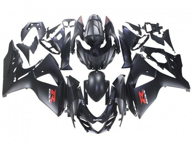 2009-2016 Matte Black Red White Suzuki GSXR 1000 Motorcycle Fairings