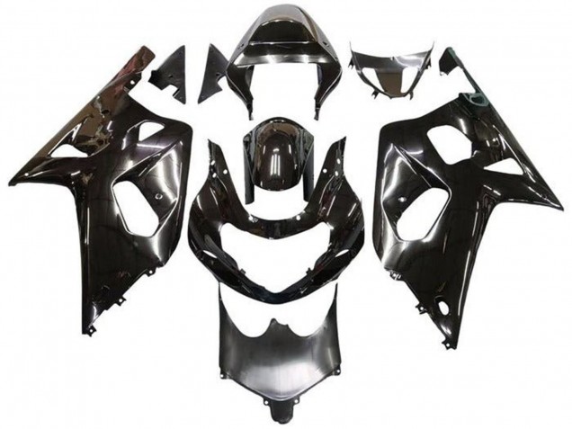 2001-2003 Metallic Black Suzuki GSXR 600 / GSXR 750 Motorcycle Fairings